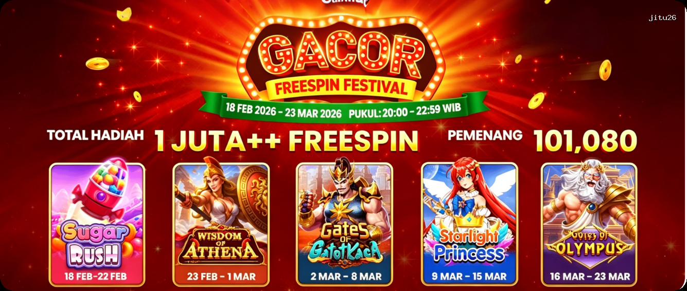 Login jitu26 Sekarang Bonus Melimpah